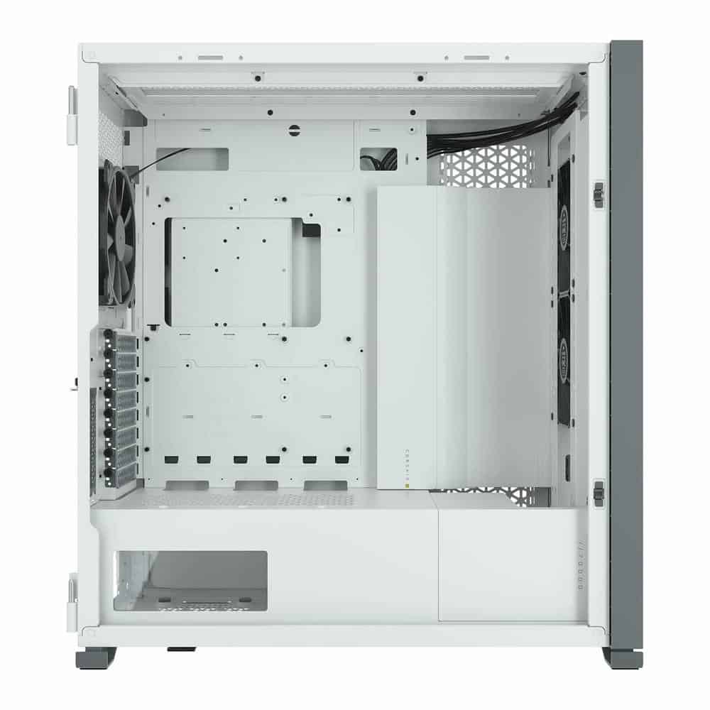 (image for) Corsair 7000D Airflow White Chassis + Corsair iCUE H150i RGB ELITE White AIO Bundle